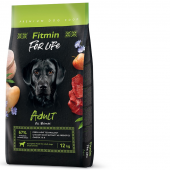 Fitmin dog for life all adult with chicken, сухой корм для взрослых собак всех пород c курицей (целый мешок 12 кг)